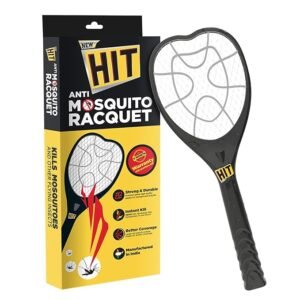 HIT Anti Mosquito Racquet Rechargeable Insect Killer Bat with LED Light